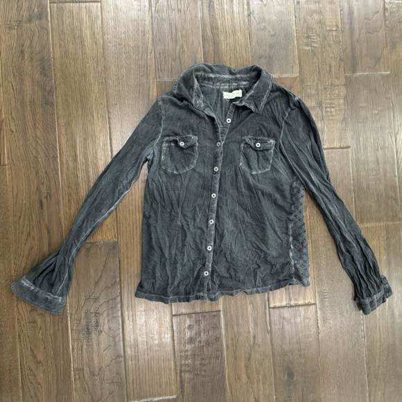 Staring at Stars 100% Cotton Botton Down Long Sleeve - Picture 7 of 11